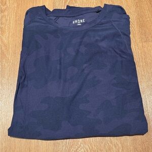 Rhone Reign Long-Sleeve Shirt - Blue Camo - XL